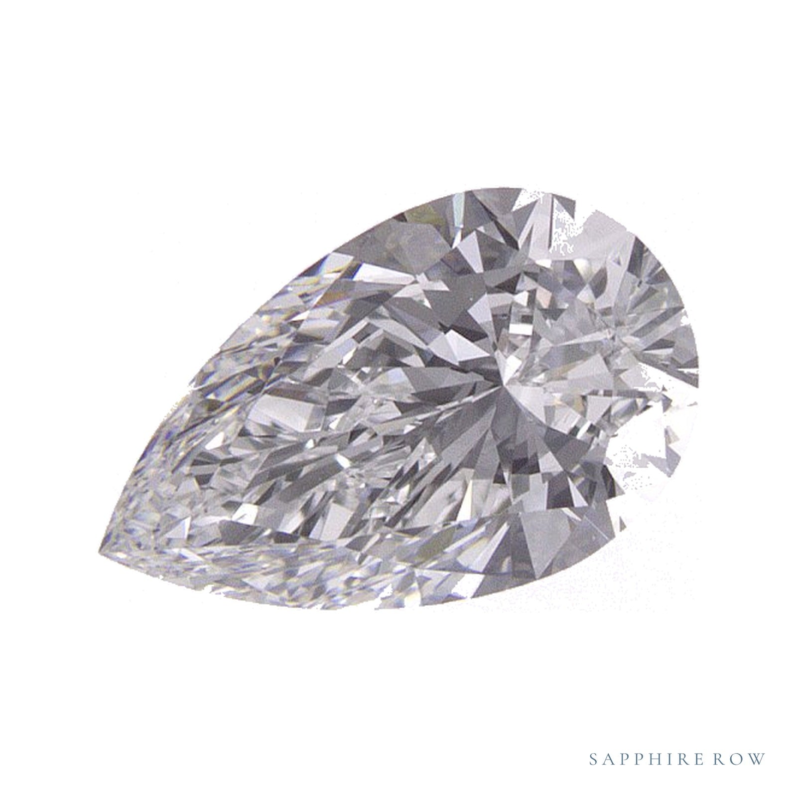 0.91 ct natural diamond, pear cut | Sapphire Row · cut4