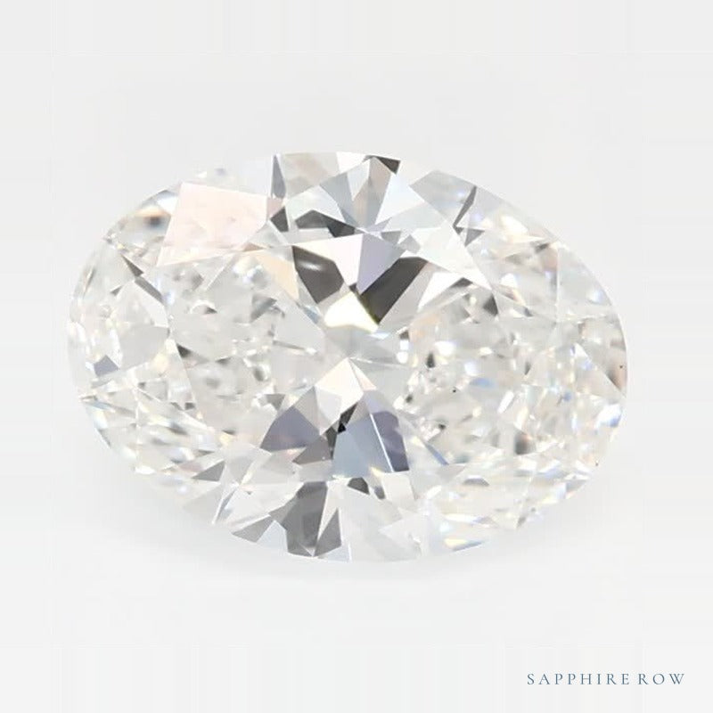0.91 ct lab-grown diamond, oval cut | Sapphire Row · cut7