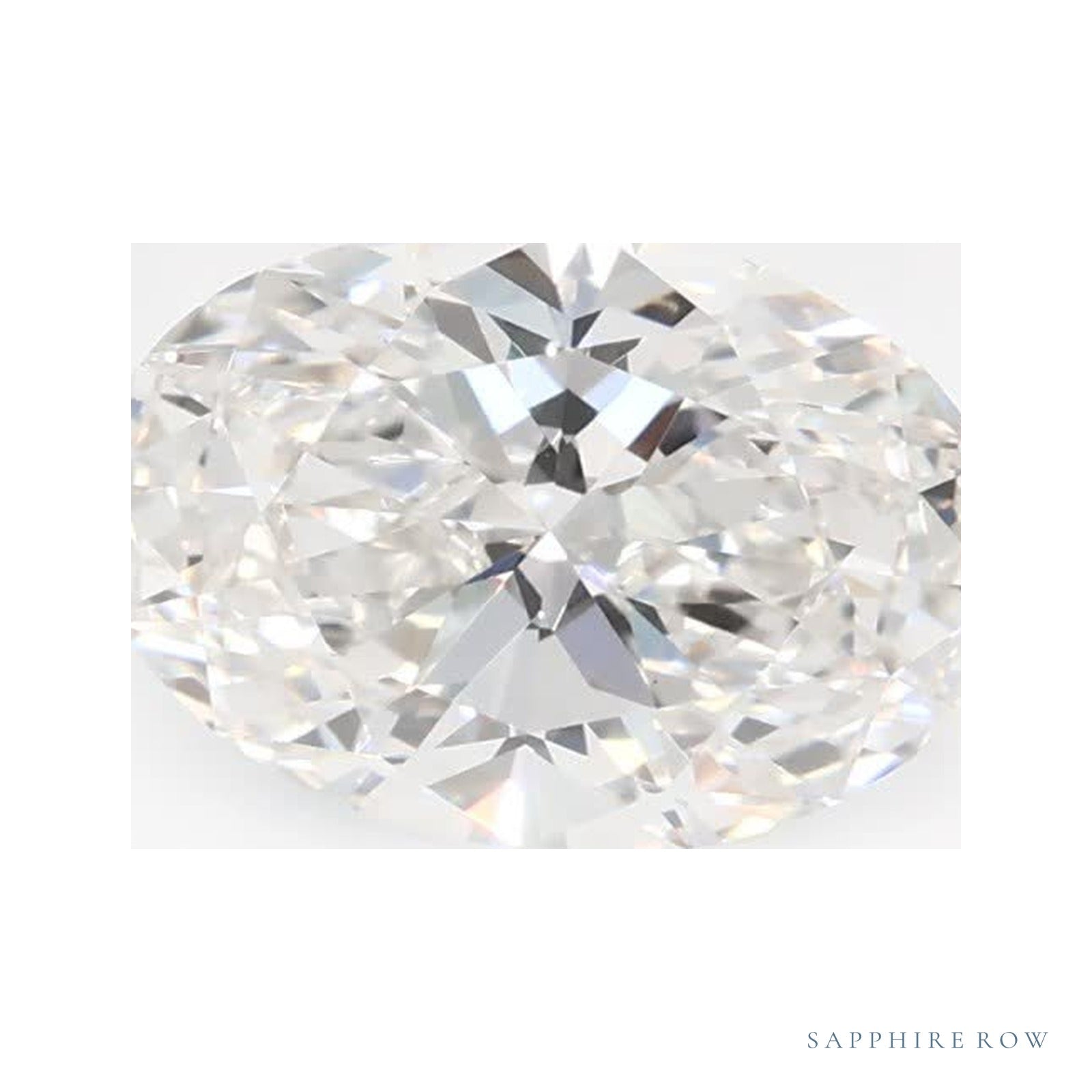 0.91 ct lab-grown diamond, oval cut | Sapphire Row · cut4