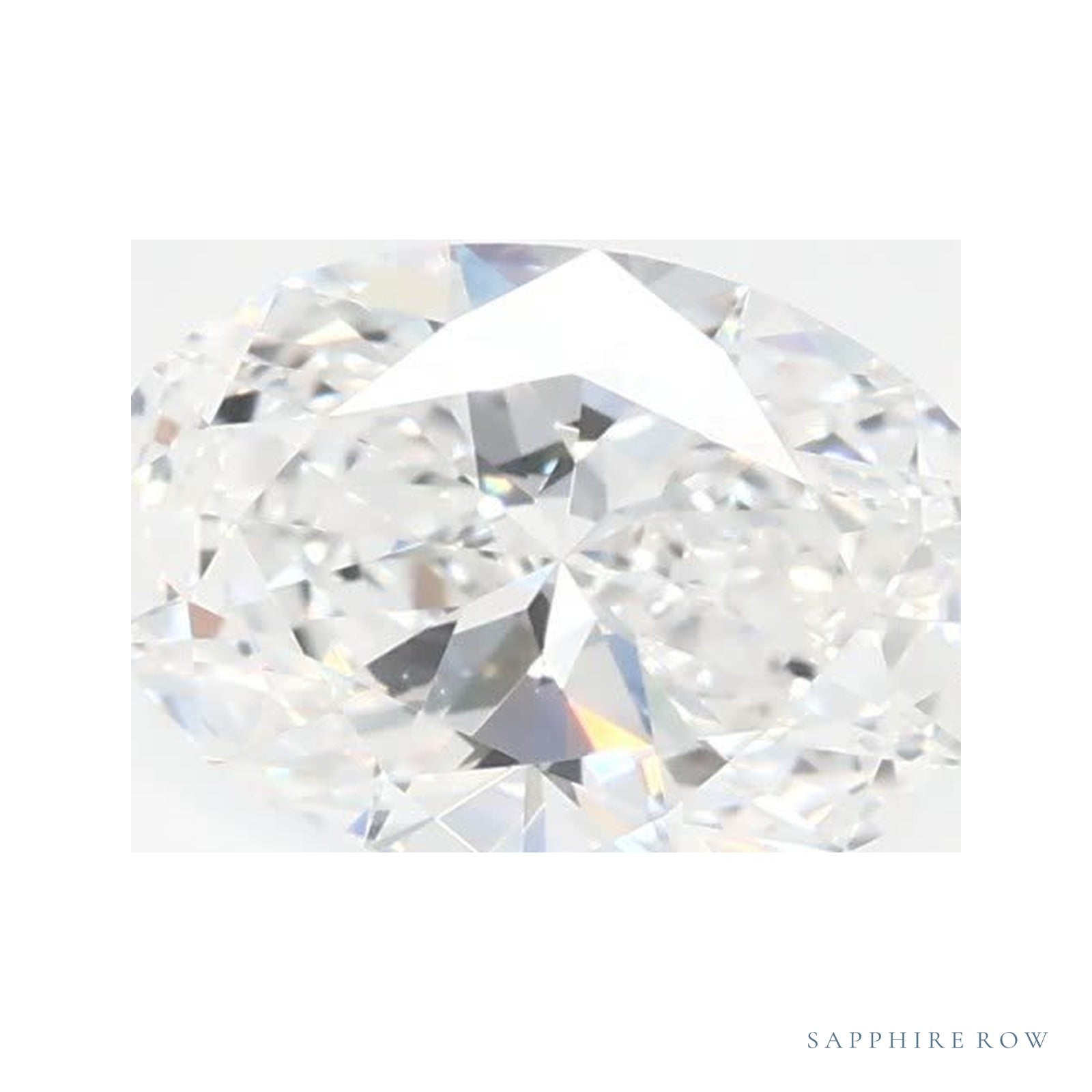 0.91 ct lab-grown diamond, oval cut | Sapphire Row · cut4