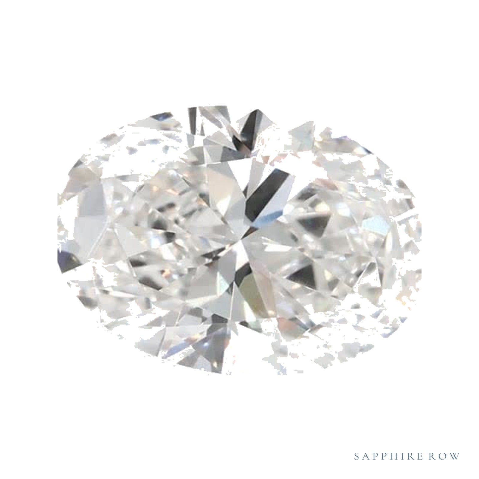 0.91 ct lab-grown diamond, oval cut | Sapphire Row · cut4