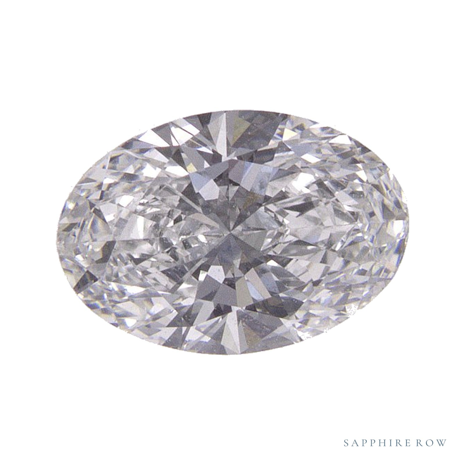 0.91 ct lab-grown diamond, oval cut | Sapphire Row · cut4