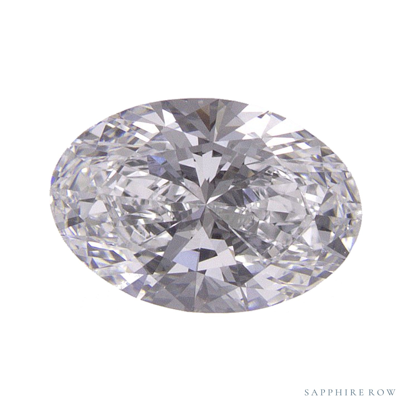 0.91 ct lab-grown diamond, oval cut | Sapphire Row · cut4
