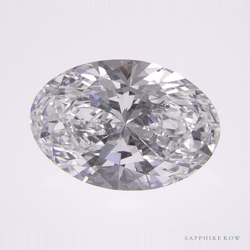 0.91 ct lab-grown diamond, oval cut | Sapphire Row · cut7