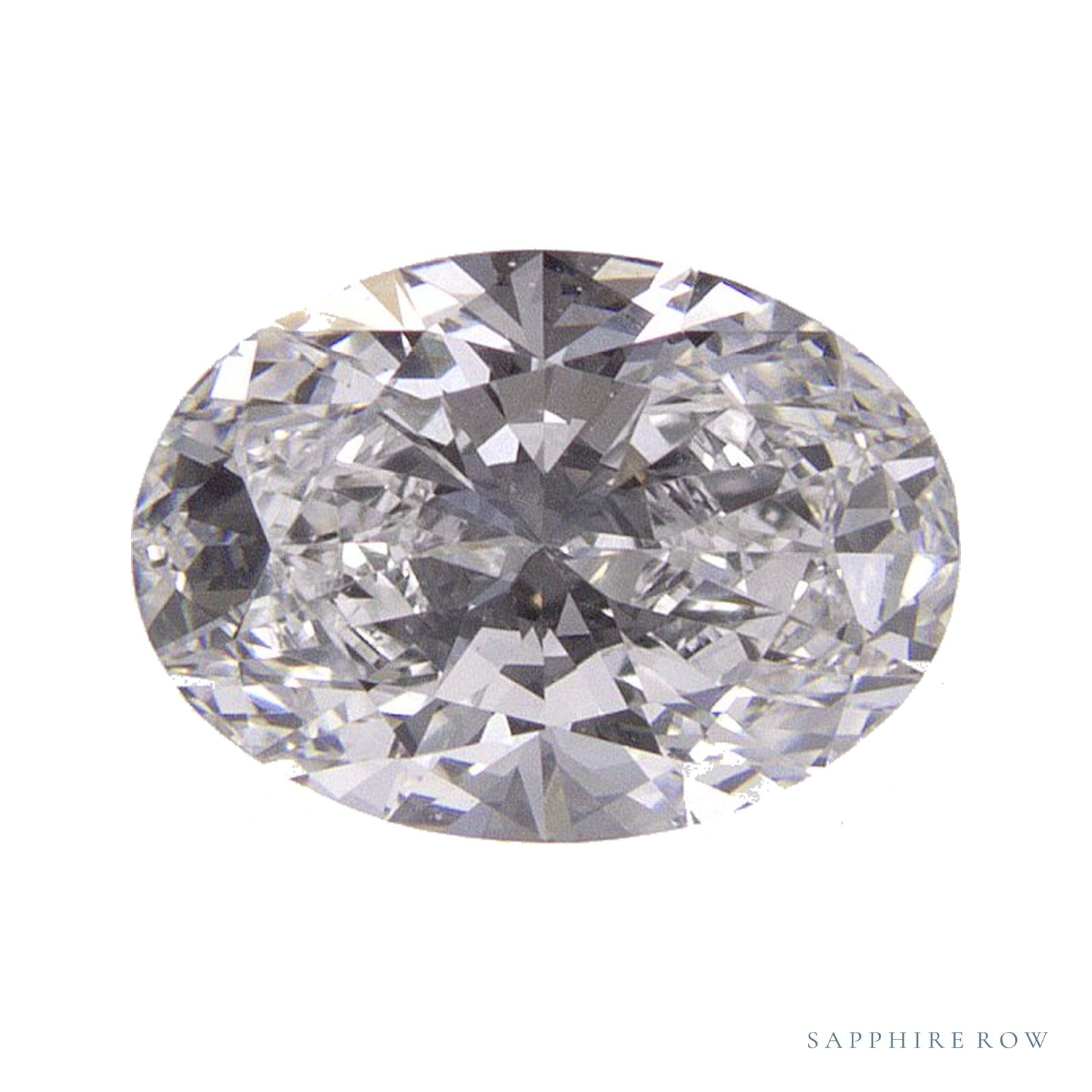 0.91 ct lab-grown diamond, oval cut | Sapphire Row · cut4