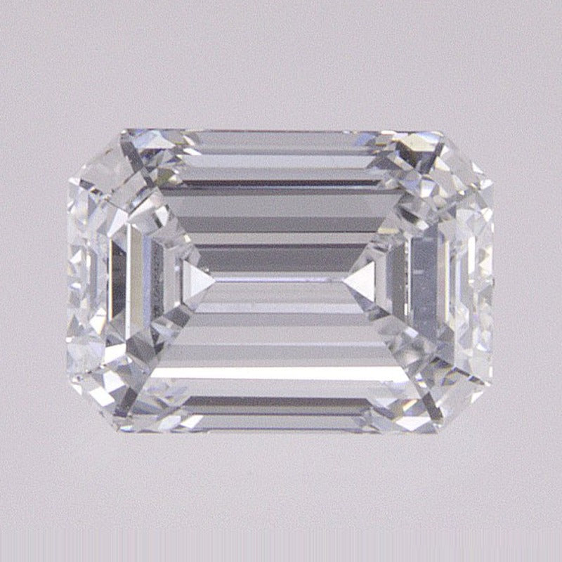 0.91 ct lab-grown diamond, emerald cut | Sapphire Row · cut7