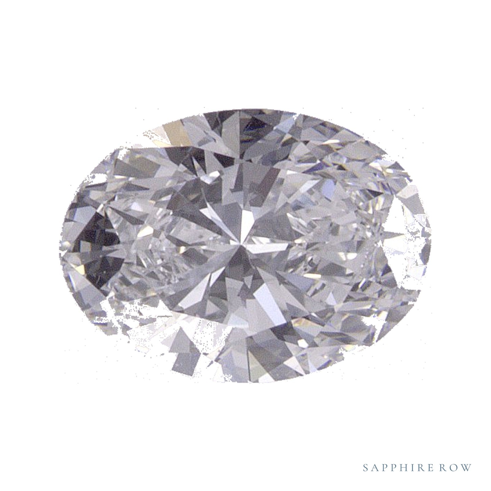 0.91 ct lab-grown diamond, oval cut | Sapphire Row · cut4