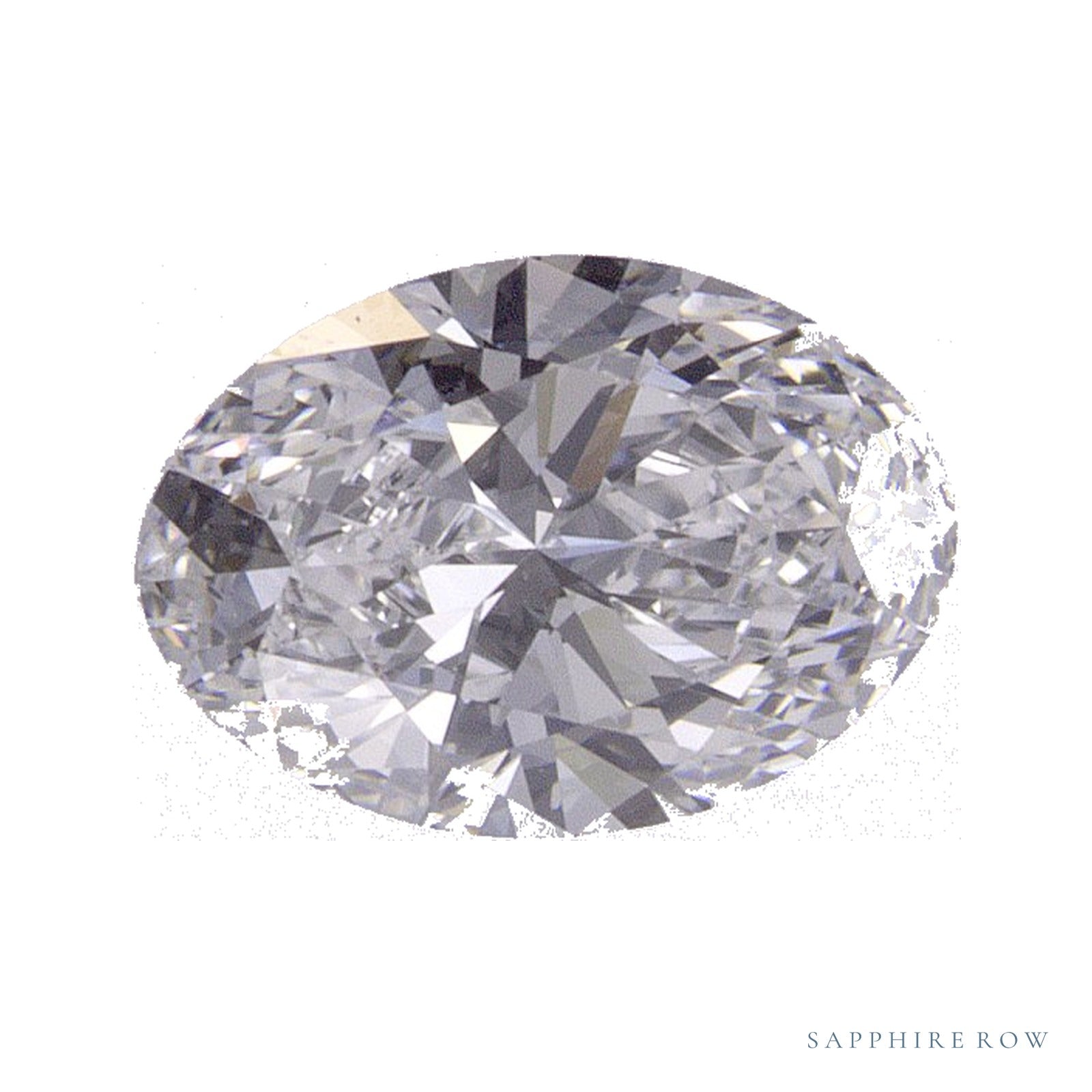 0.91 ct lab-grown diamond, oval cut | Sapphire Row · cut4
