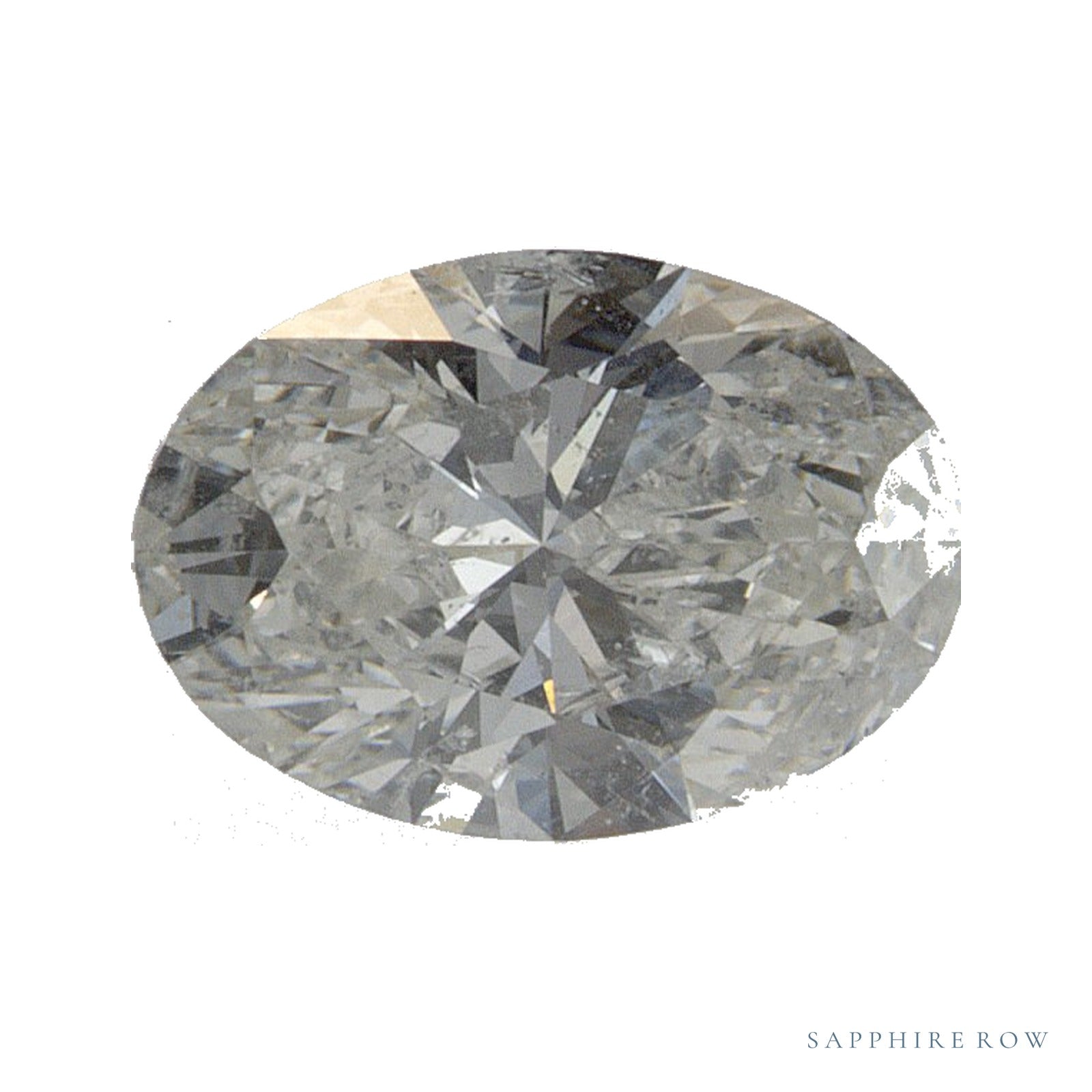 0.90 ct natural diamond, oval cut | Sapphire Row · cut4
