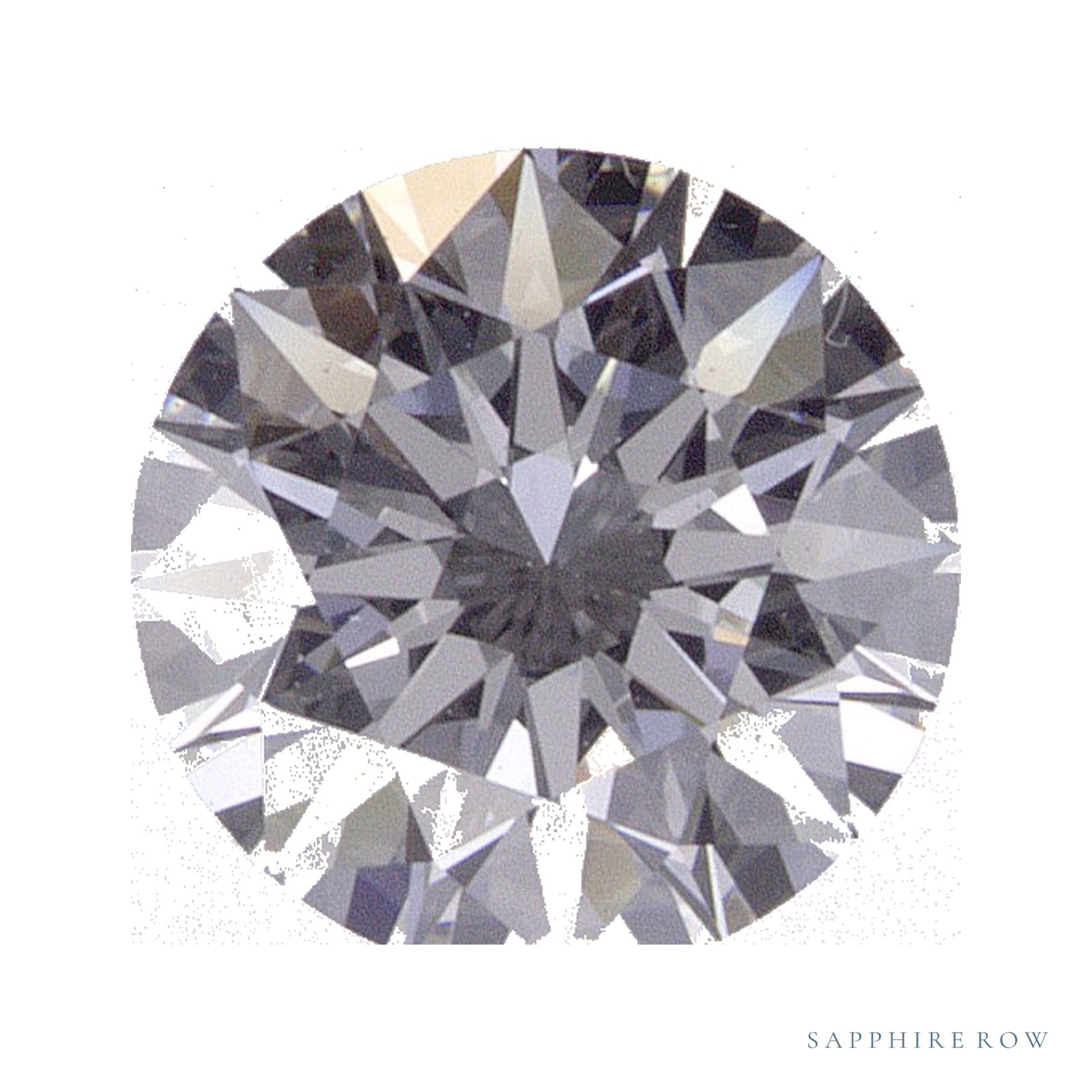 0.90 ct natural diamond, round cut | Sapphire Row · cut4