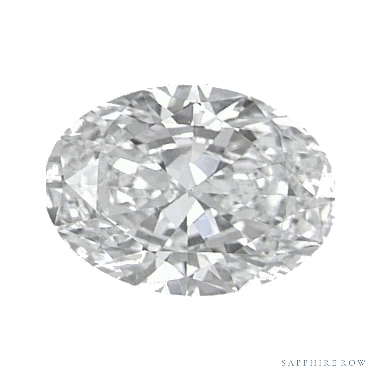 0.90 ct natural diamond, oval cut | Sapphire Row · cut4