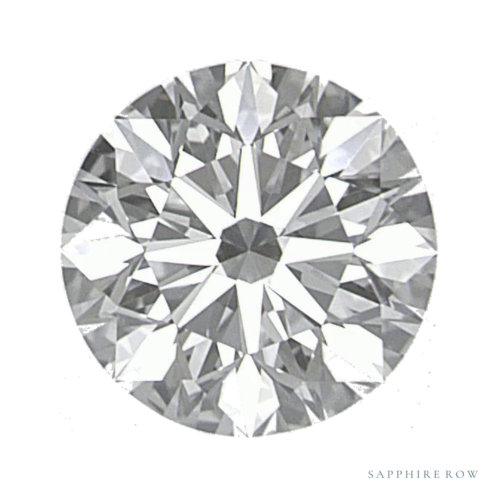 0.90 ct natural diamond, round cut | Sapphire Row · cut4