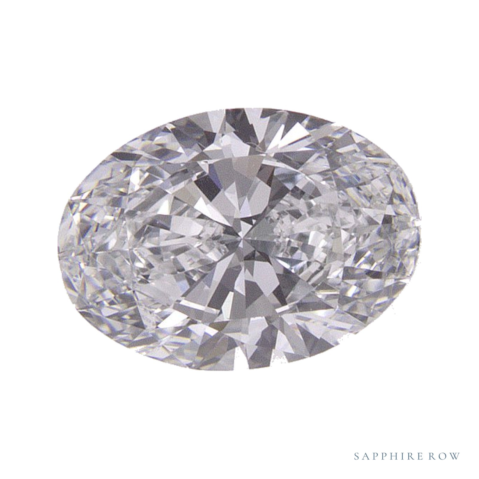 0.90 ct natural diamond, oval cut | Sapphire Row · cut4