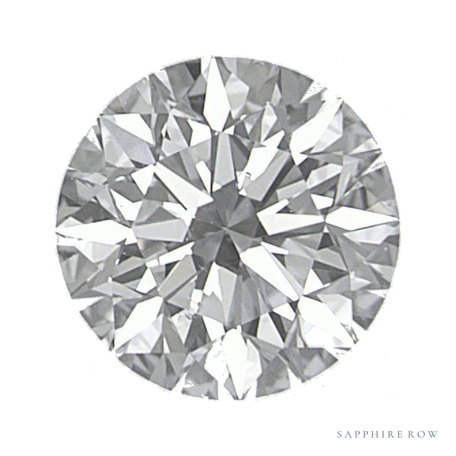 0.90 ct natural diamond, round cut | Sapphire Row · cut4