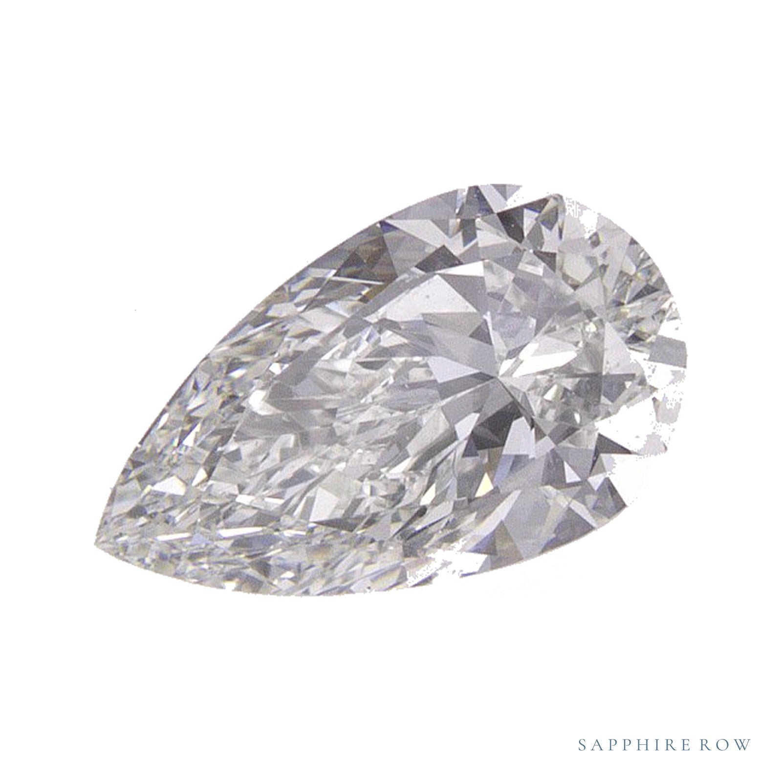 0.90 ct natural diamond, pear cut | Sapphire Row · cut4