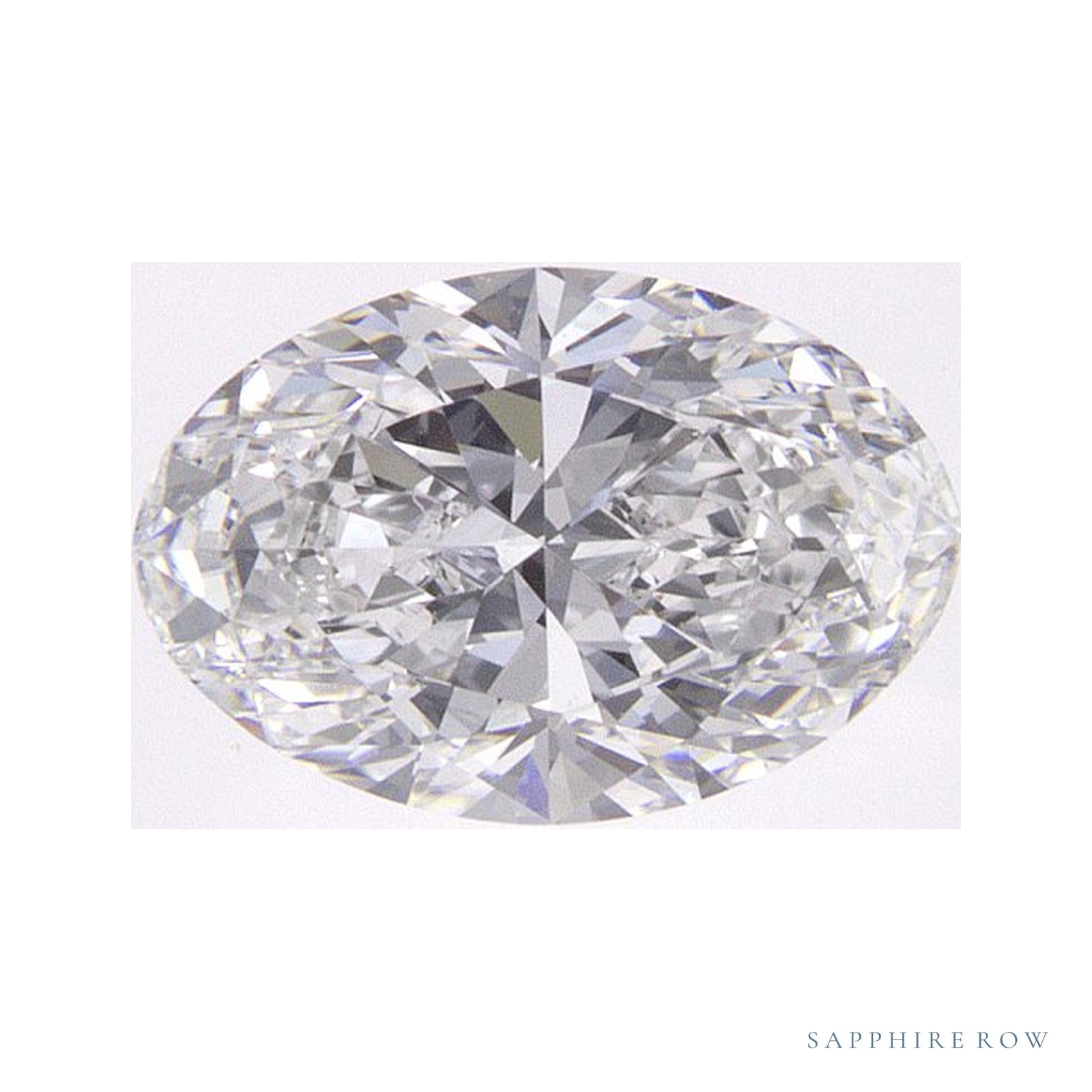 0.90 ct natural diamond, oval cut | Sapphire Row · cut4