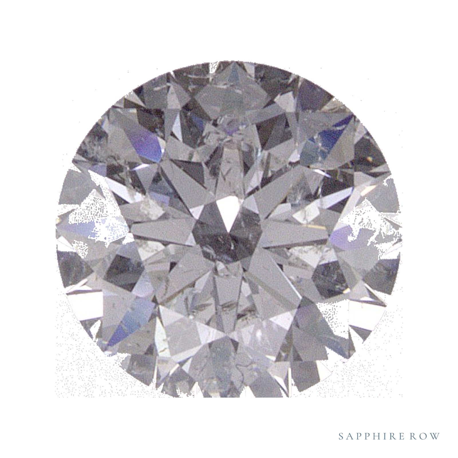 0.90 ct natural diamond, round cut | Sapphire Row · cut4