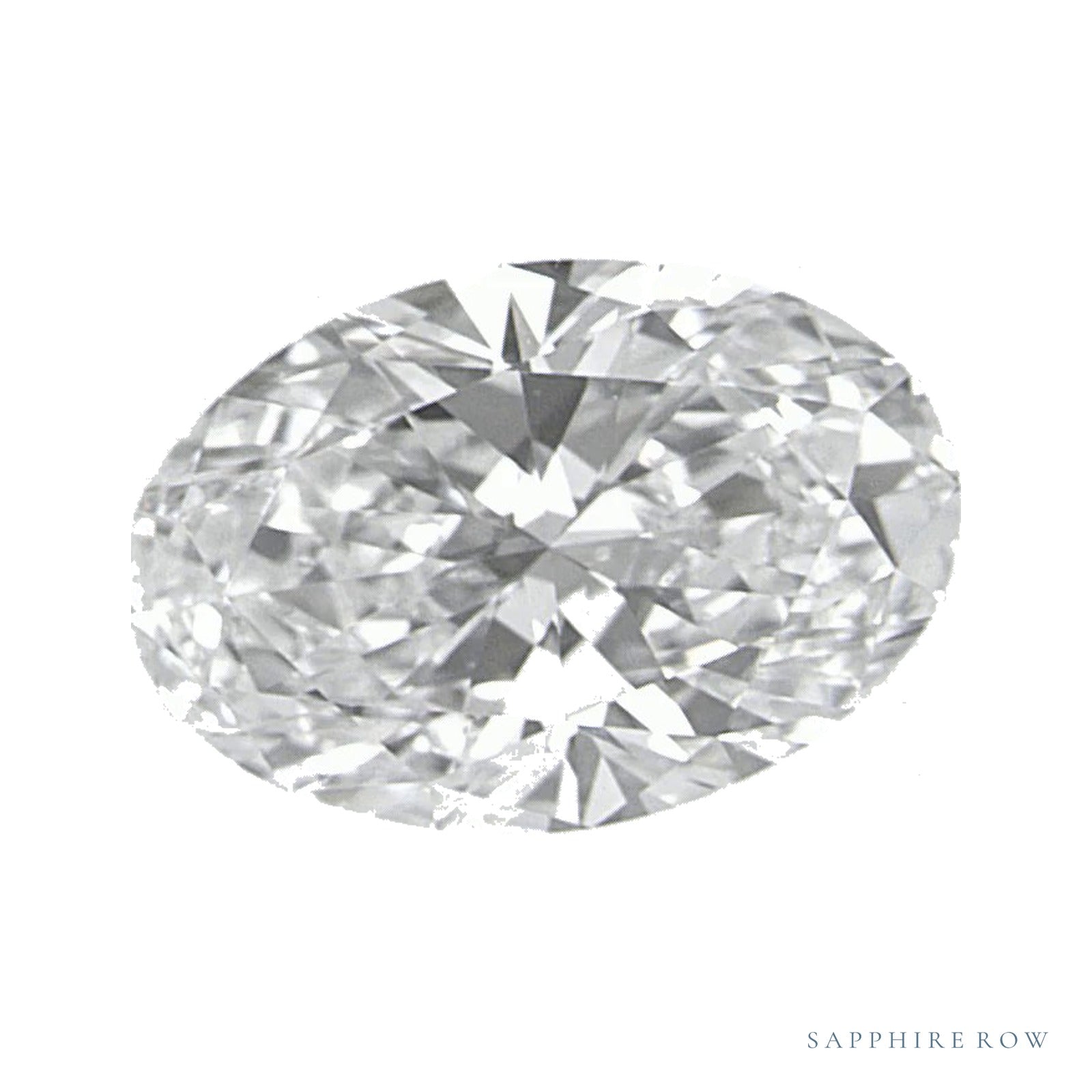 0.90 ct natural diamond, oval cut | Sapphire Row · cut4