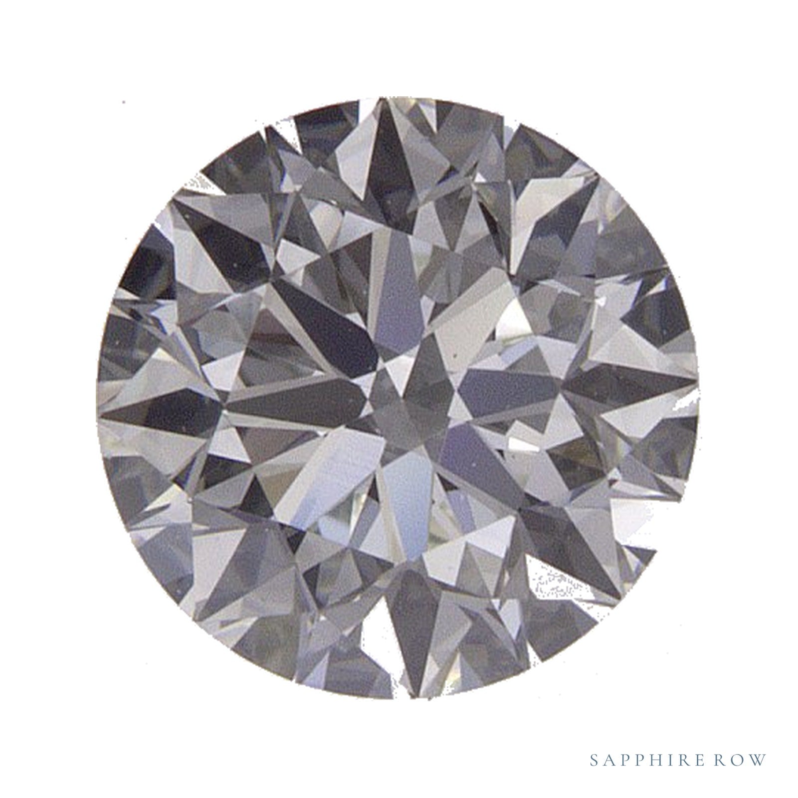 0.90 ct natural diamond, round cut | Sapphire Row · cut4