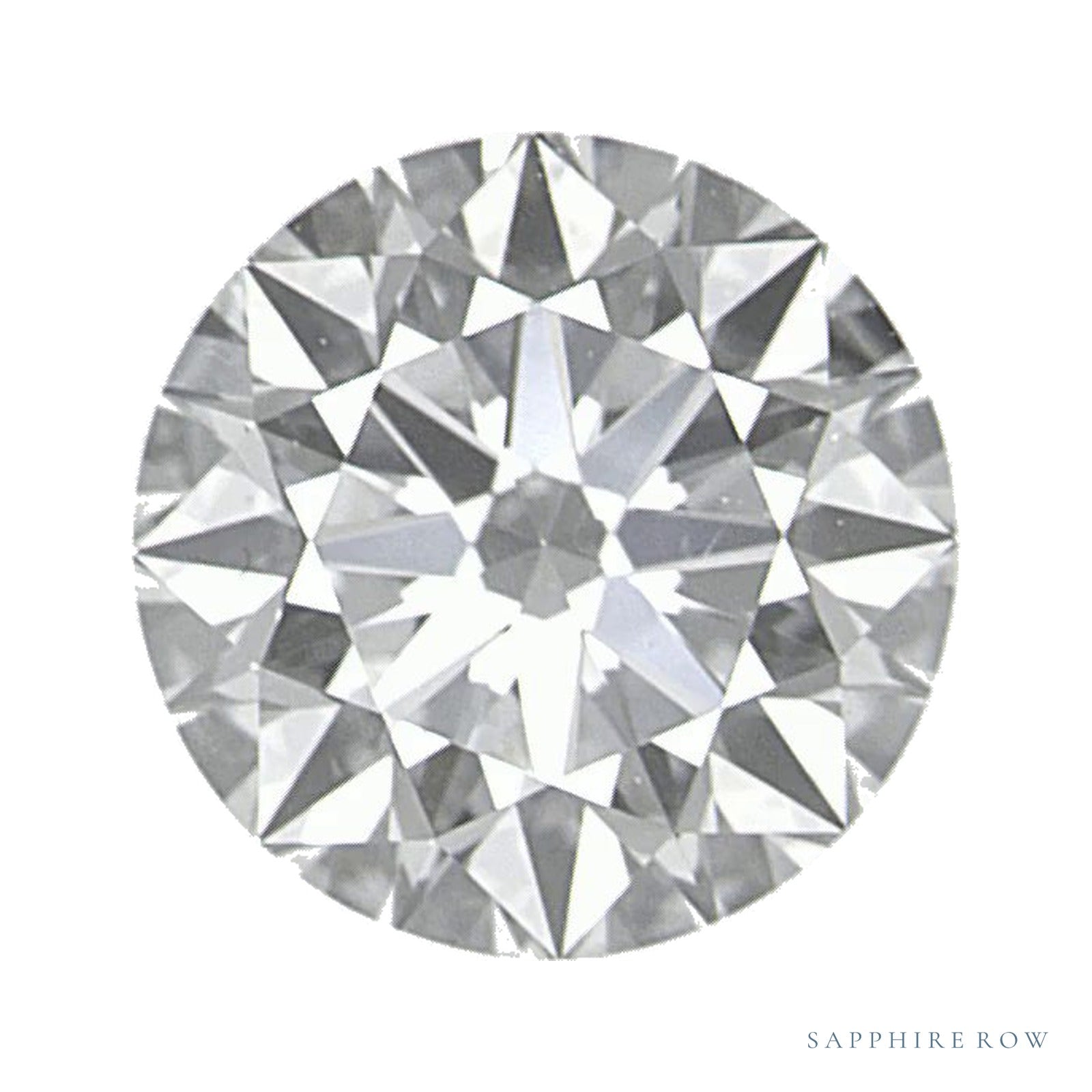 0.90 ct natural diamond, round cut | Sapphire Row · cut4