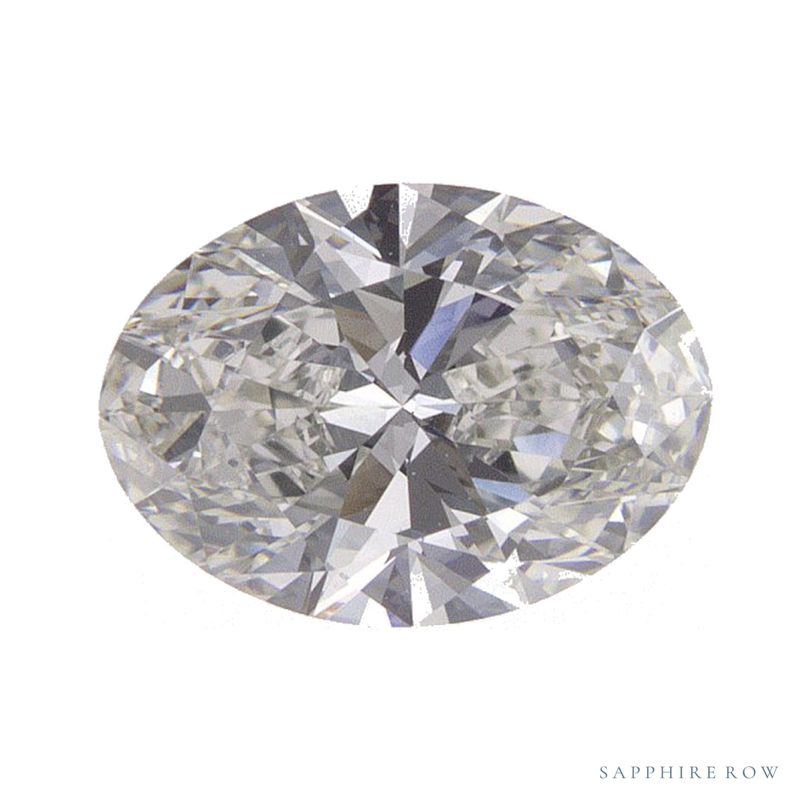 0.90 ct natural diamond, oval cut | Sapphire Row · cut4