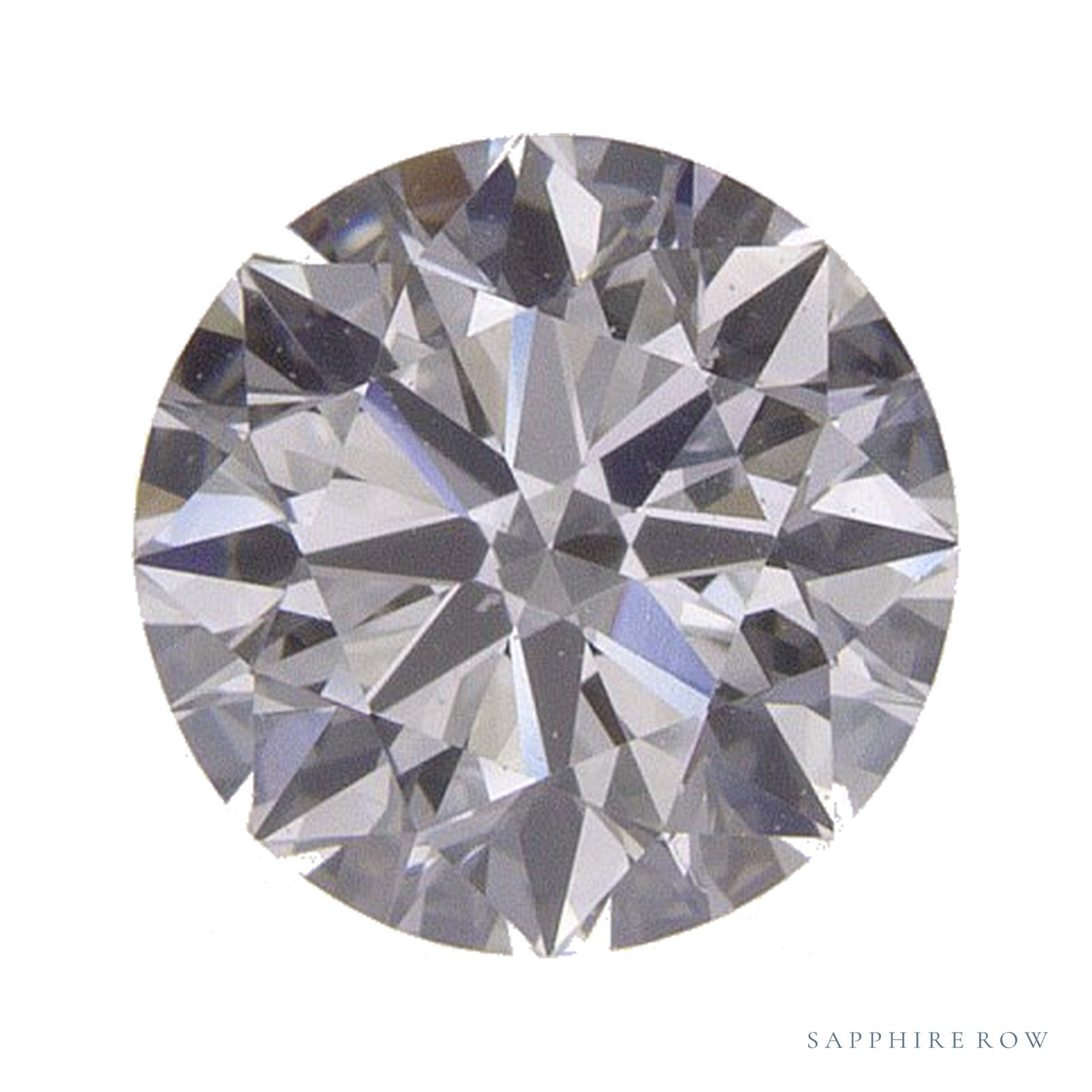0.90 ct natural diamond, round cut | Sapphire Row · cut4