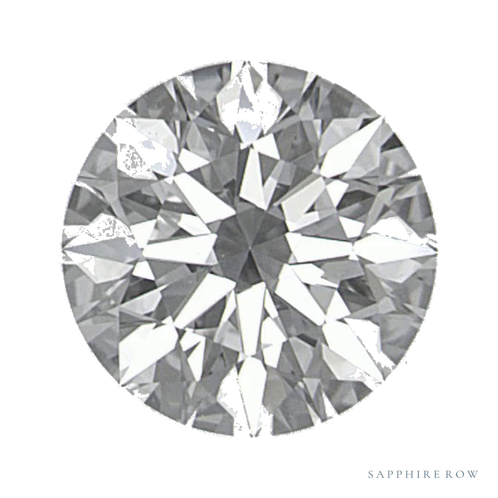 0.90 ct natural diamond, round cut | Sapphire Row · cut4