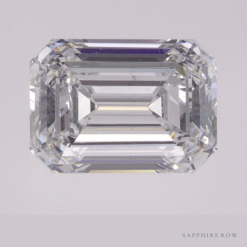 0.90 ct lab-grown diamond, emerald cut | Sapphire Row · cut6