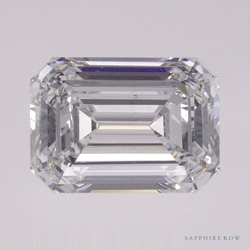0.90 ct lab-grown diamond, emerald cut | Sapphire Row · cut7
