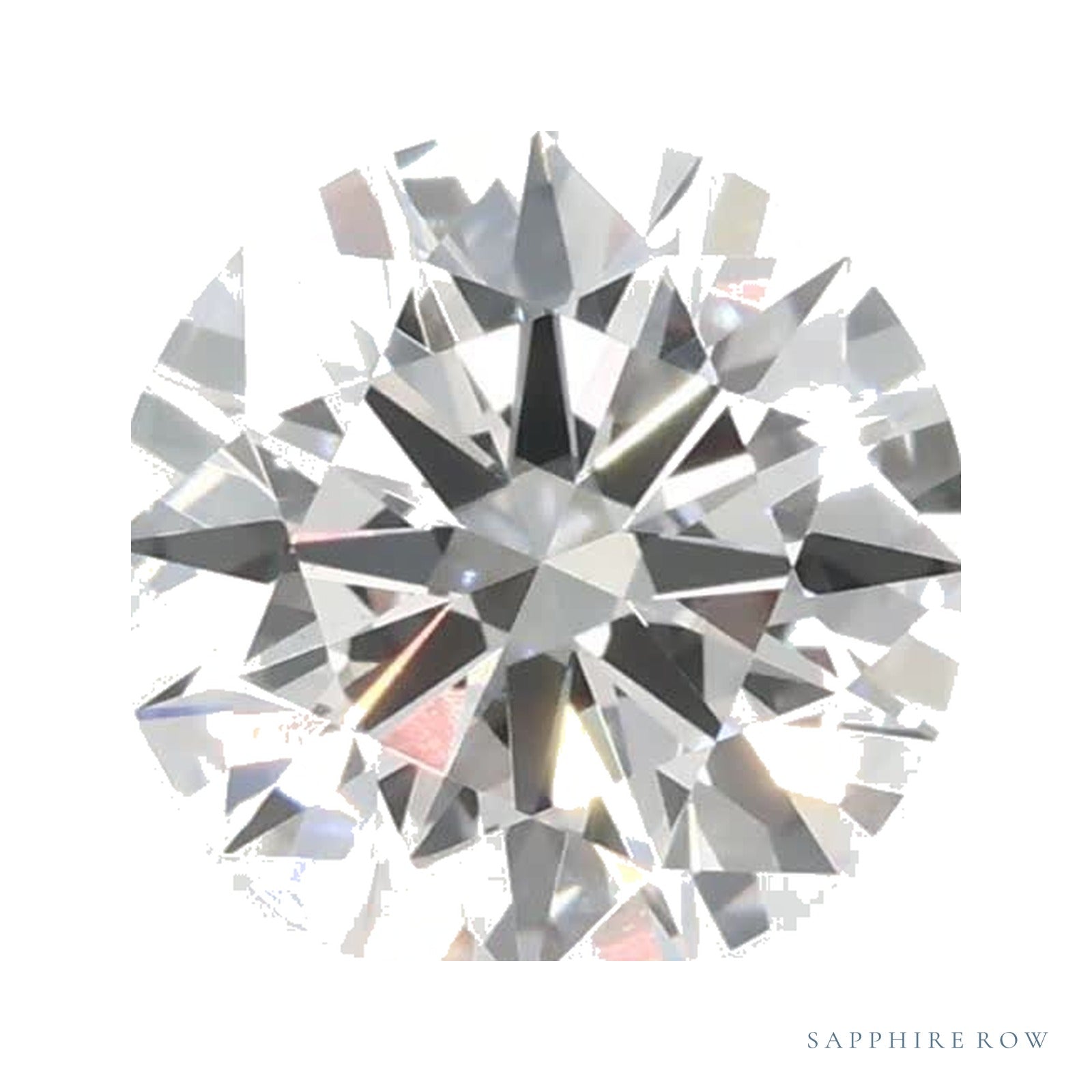 0.89 ct lab-grown diamond, round cut | Sapphire Row · cut4