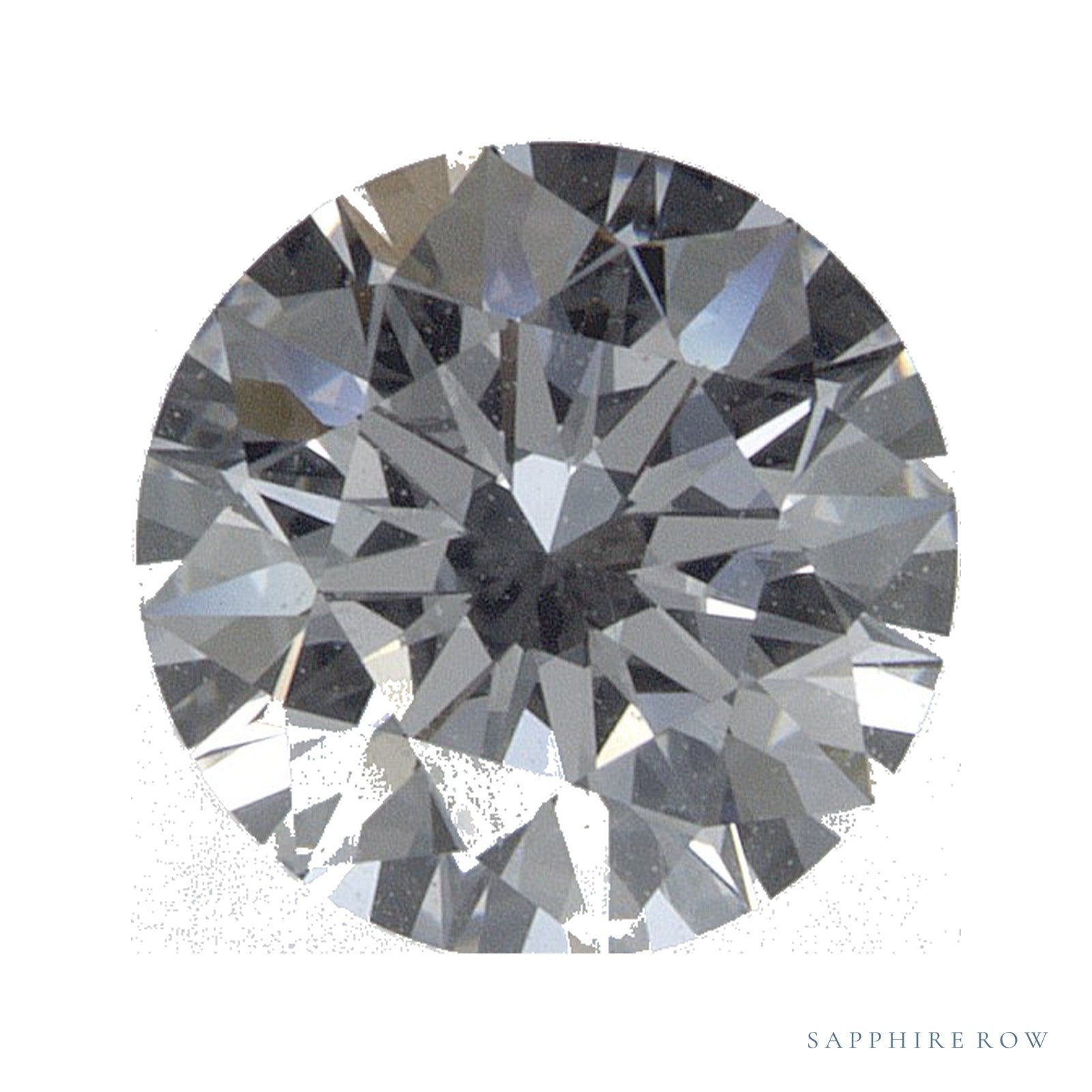 0.89 ct lab-grown diamond, round cut | Sapphire Row · cut4