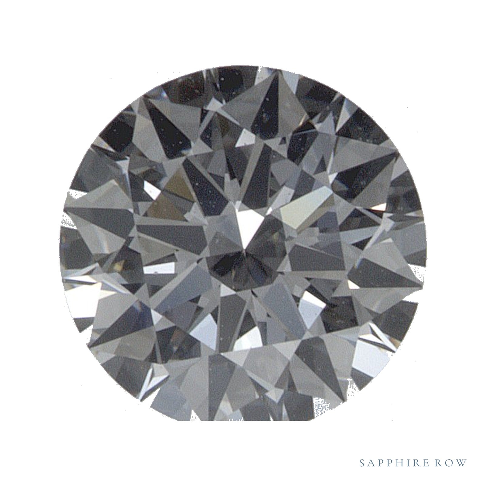 0.89 ct lab-grown diamond, round cut | Sapphire Row · cut4