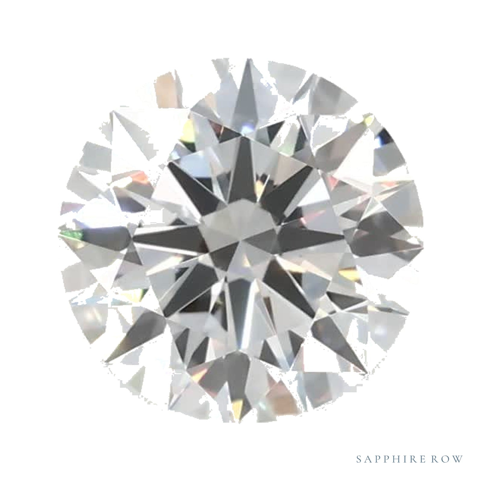 0.88 ct lab-grown diamond, round cut | Sapphire Row · cut4