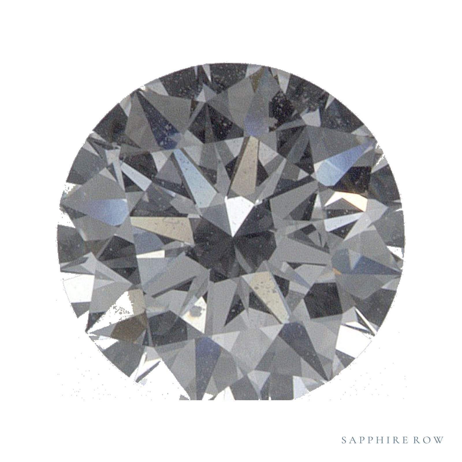 0.88 ct lab-grown diamond, round cut | Sapphire Row · cut4
