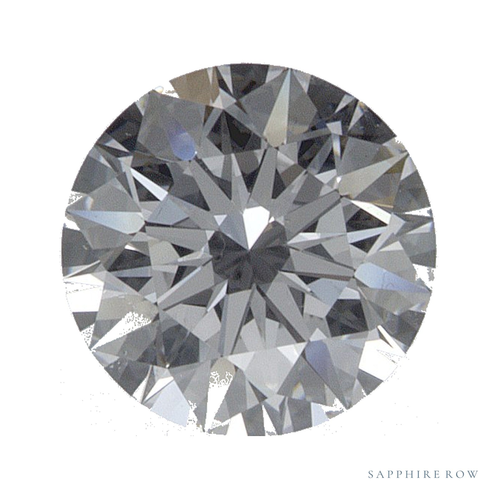 0.87 ct lab-grown diamond, round cut | Sapphire Row · cut4