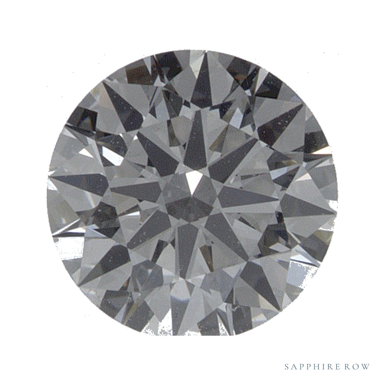0.87 ct lab-grown diamond, round cut | Sapphire Row · cut4