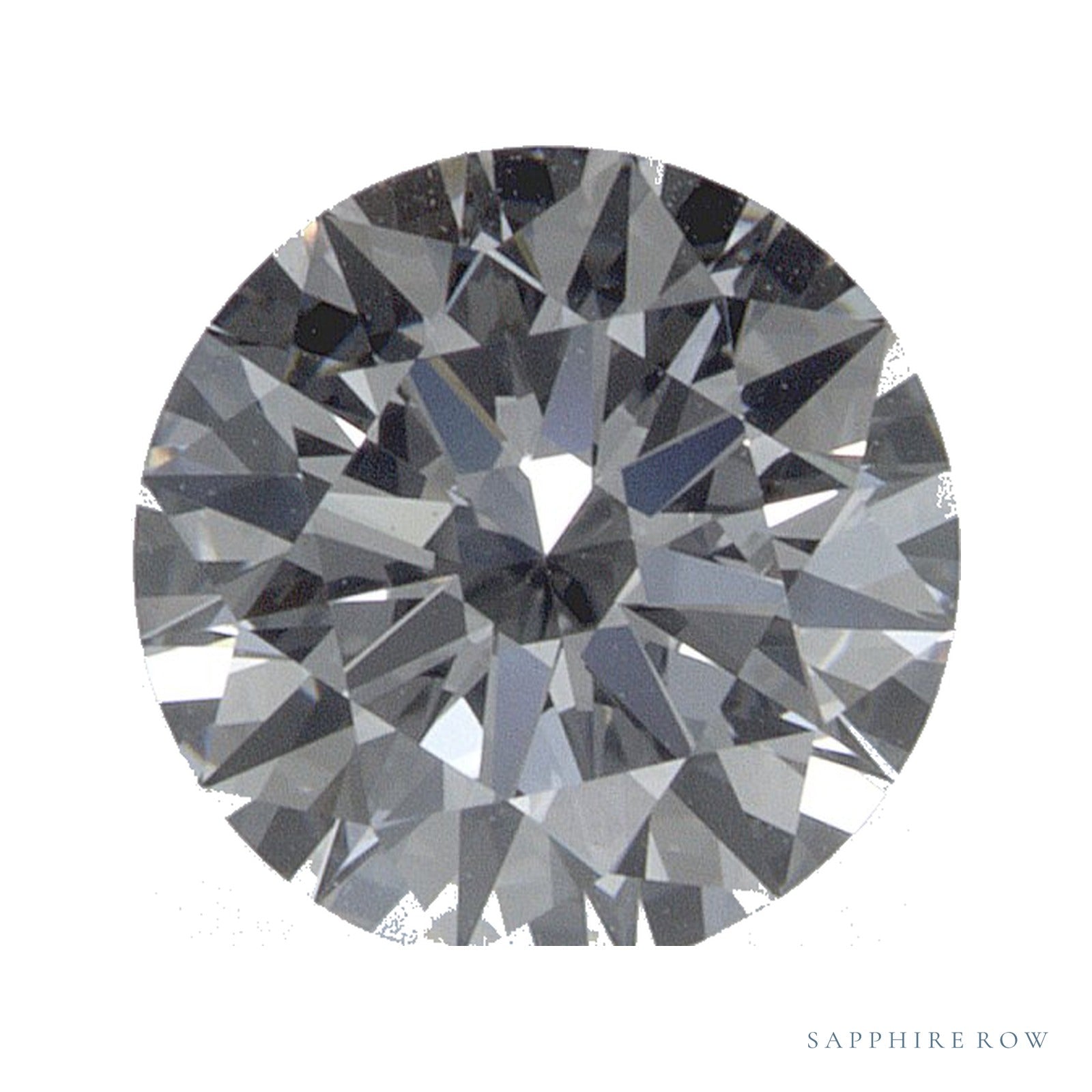 0.87 ct lab-grown diamond, round cut | Sapphire Row · cut4