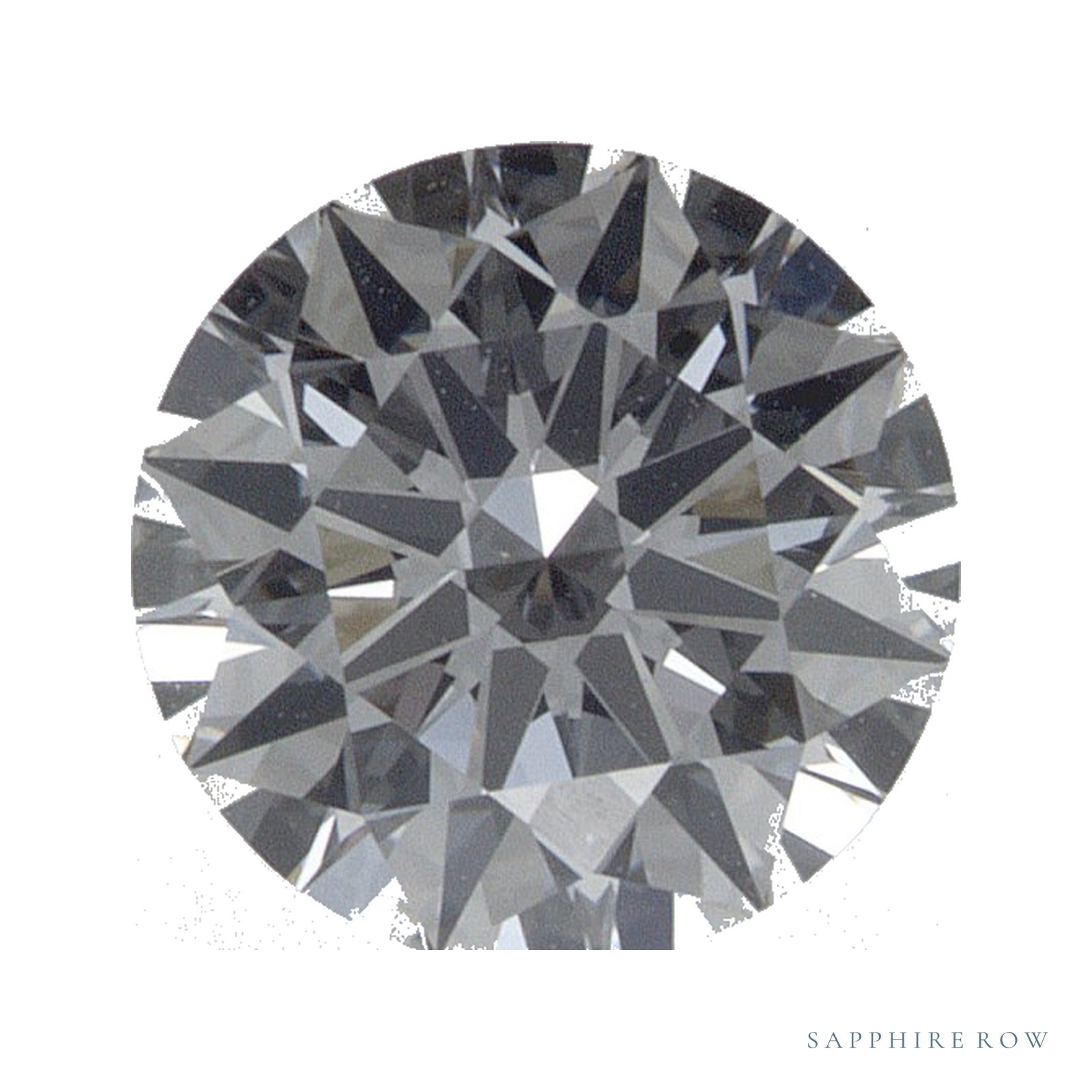 0.87 ct lab-grown diamond, round cut | Sapphire Row · cut4