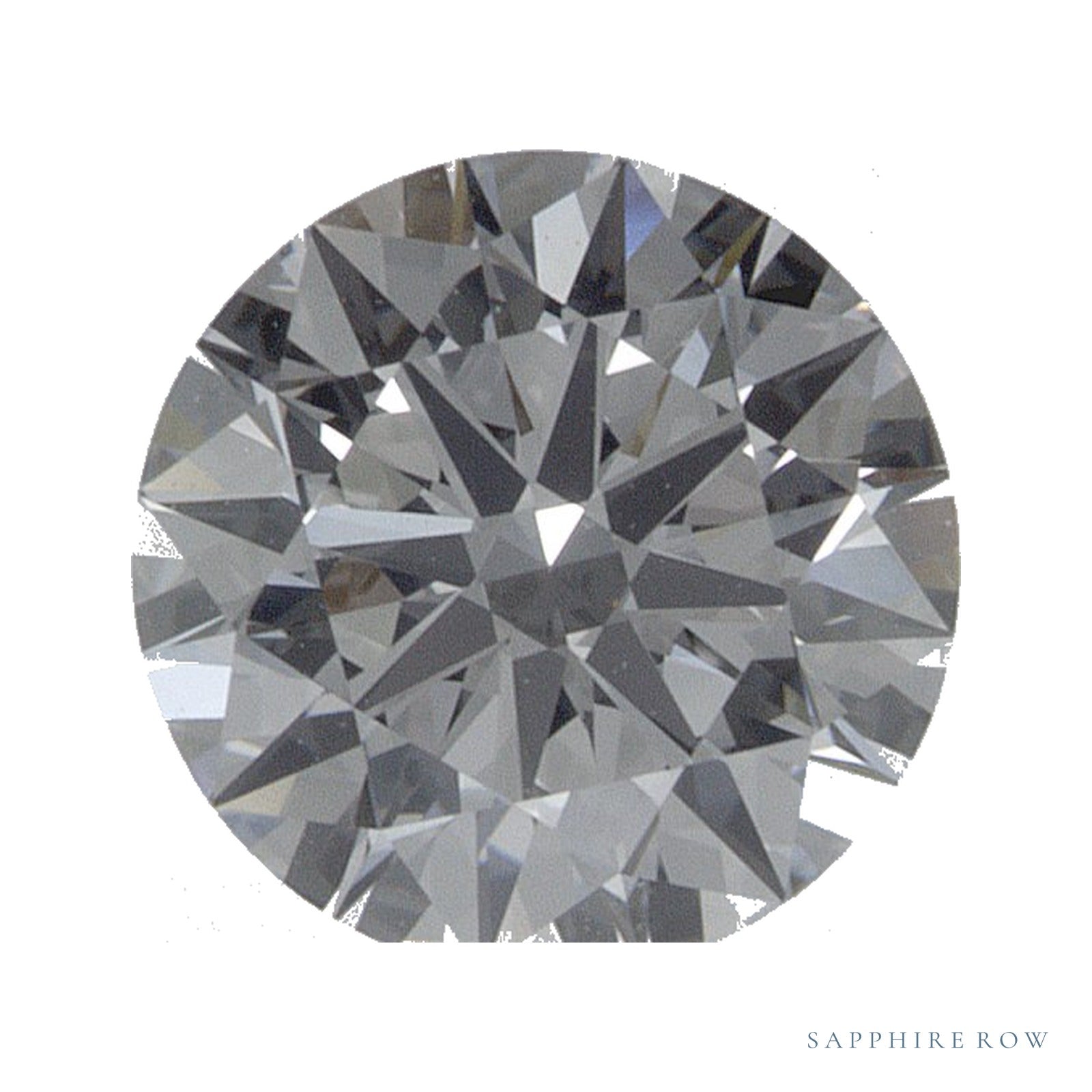 0.87 ct lab-grown diamond, round cut | Sapphire Row · cut4