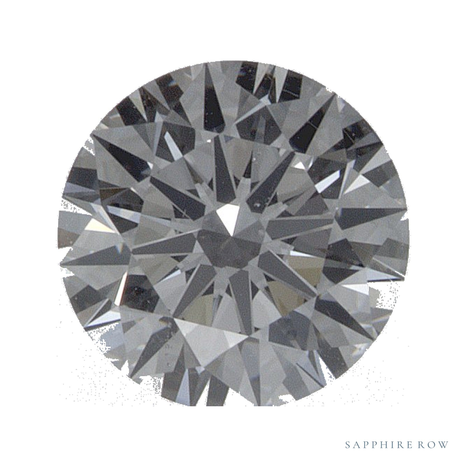 0.87 ct lab-grown diamond, round cut | Sapphire Row · cut4