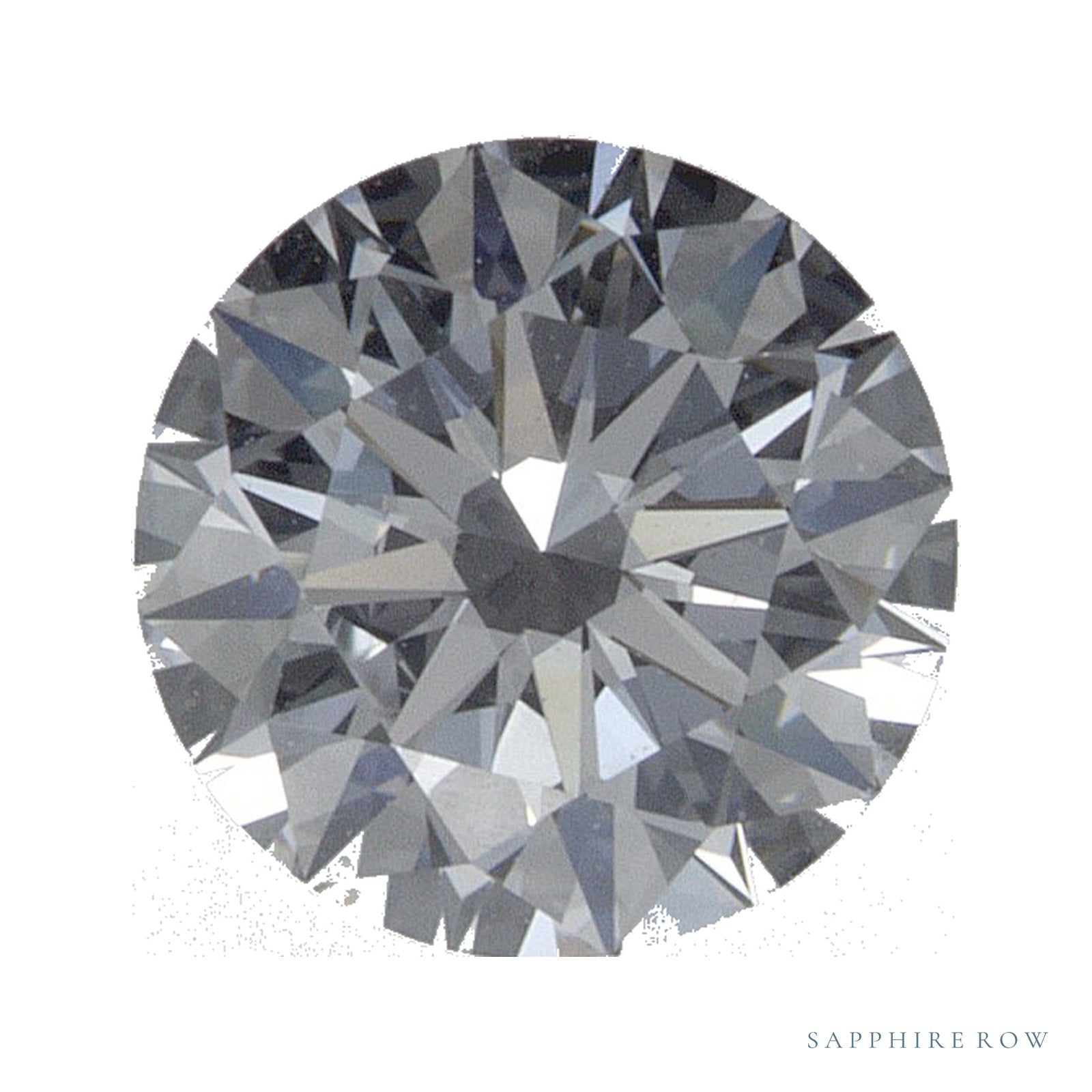 0.87 ct lab-grown diamond, round cut | Sapphire Row · cut4