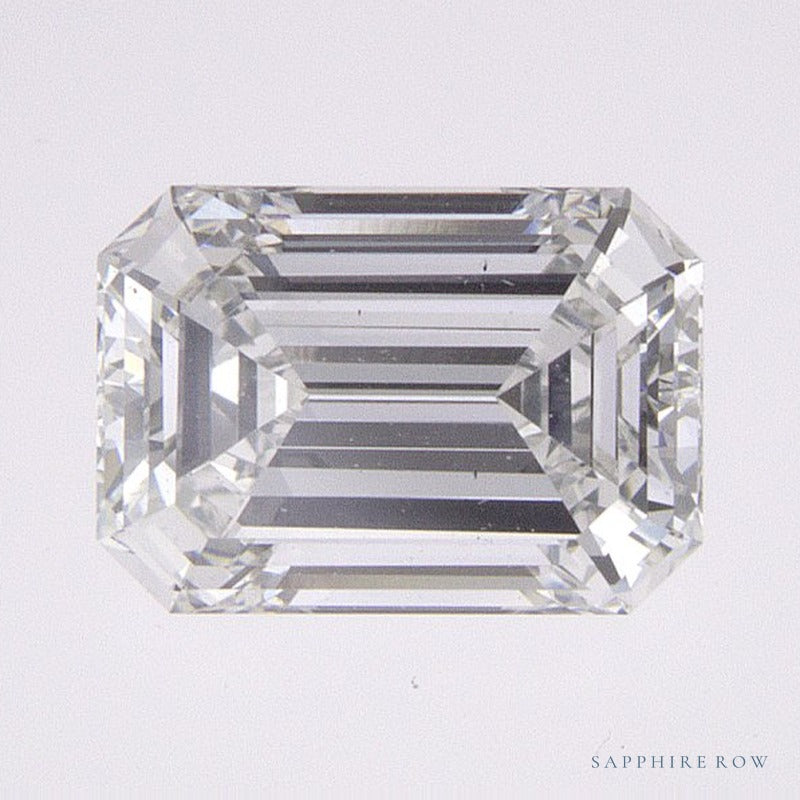 0.86 ct lab-grown diamond, emerald cut | Sapphire Row · cut7