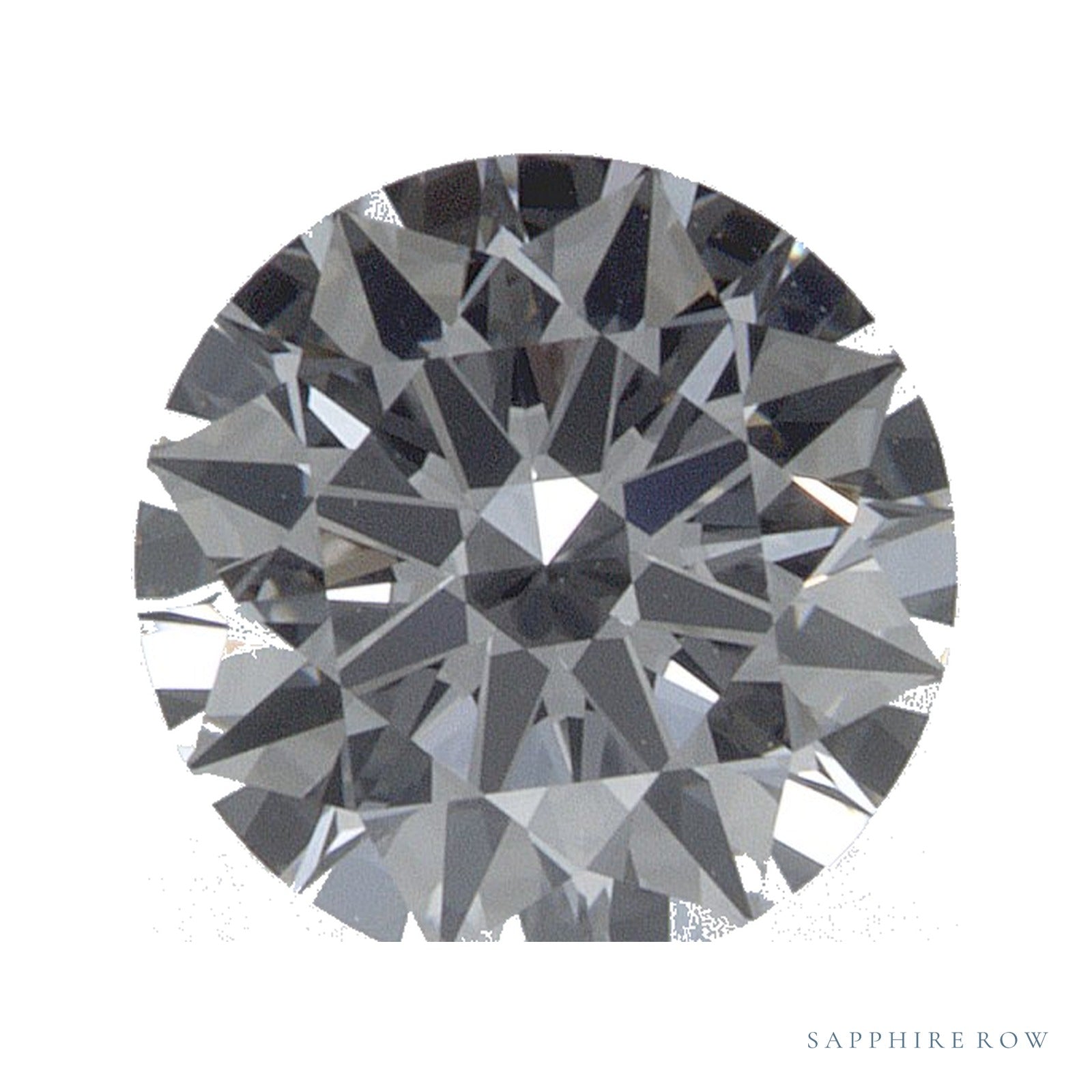 0.86 ct lab-grown diamond, round cut | Sapphire Row · cut4
