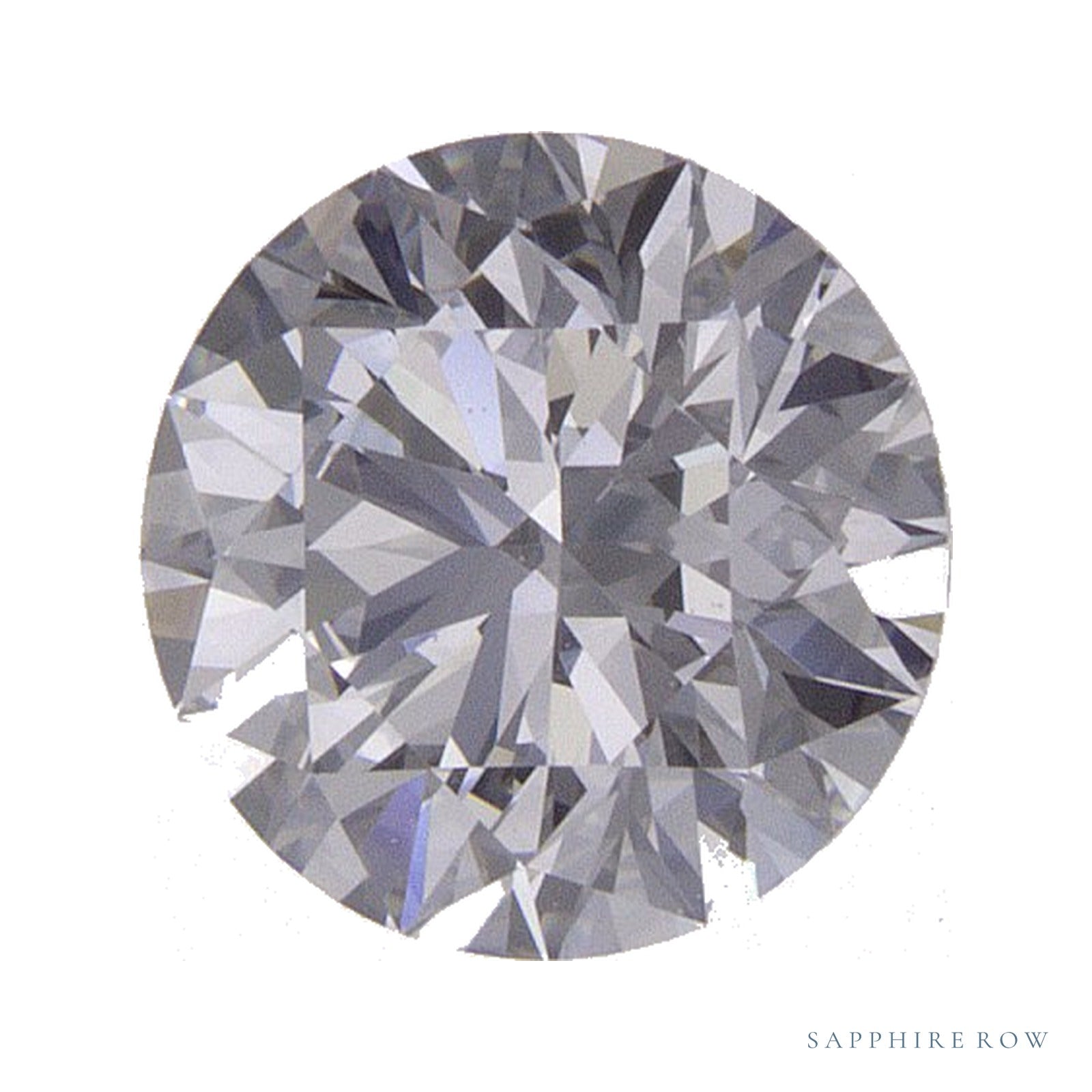 0.85 ct lab-grown diamond, round cut | Sapphire Row · cut4