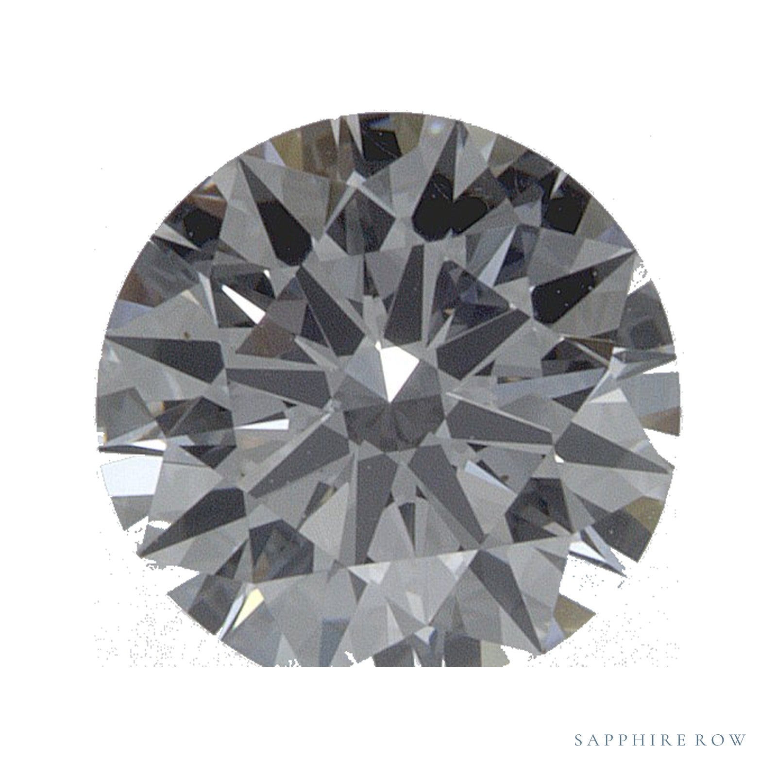 0.85 ct lab-grown diamond, round cut | Sapphire Row · cut4