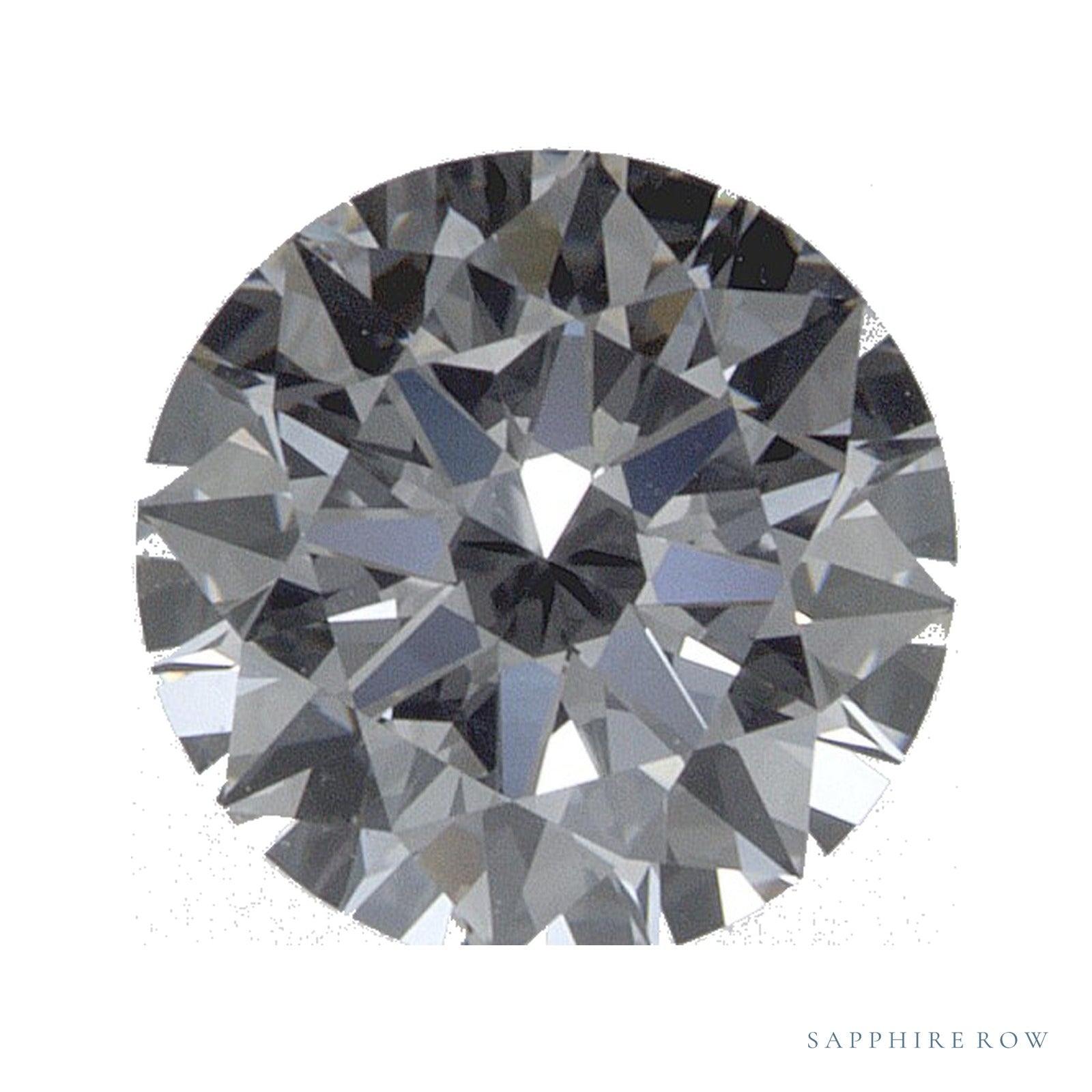 0.85 ct lab-grown diamond, round cut | Sapphire Row · cut4