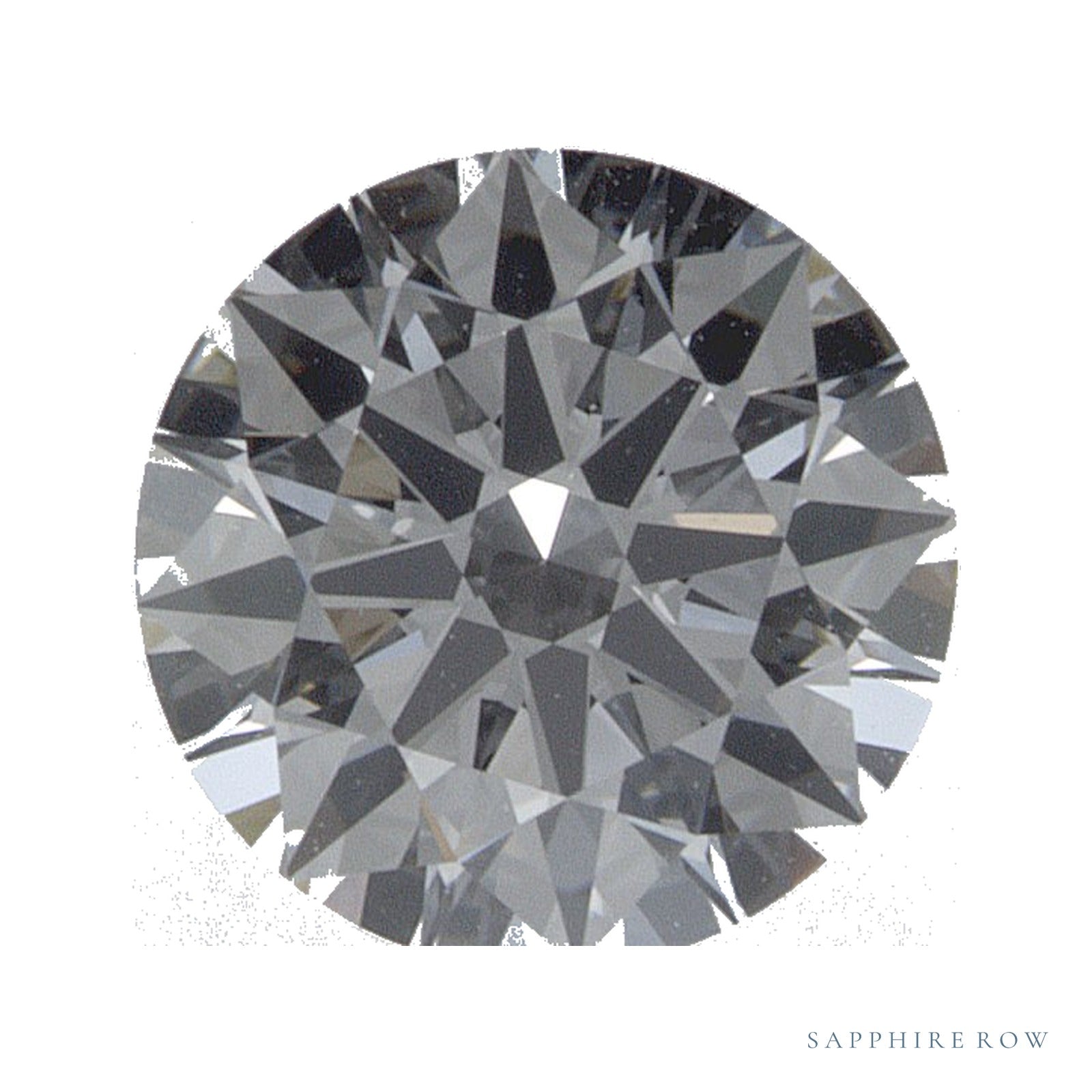 0.85 ct lab-grown diamond, round cut | Sapphire Row · cut4