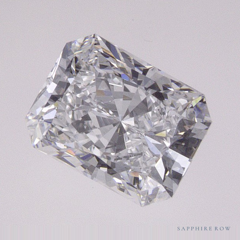 0.85 ct lab-grown diamond, radiant cut | Sapphire Row · cut7