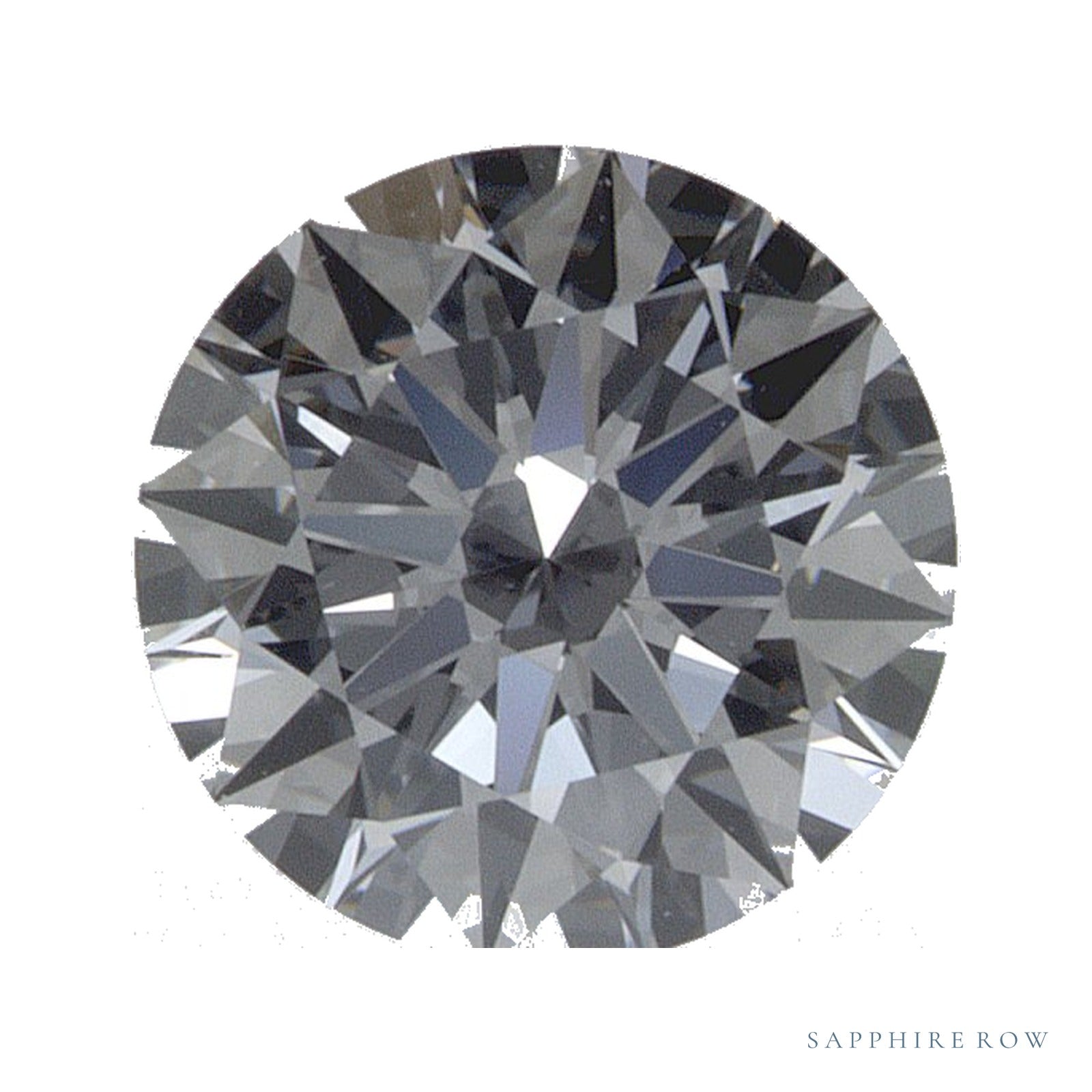 0.85 ct lab-grown diamond, round cut | Sapphire Row · cut4