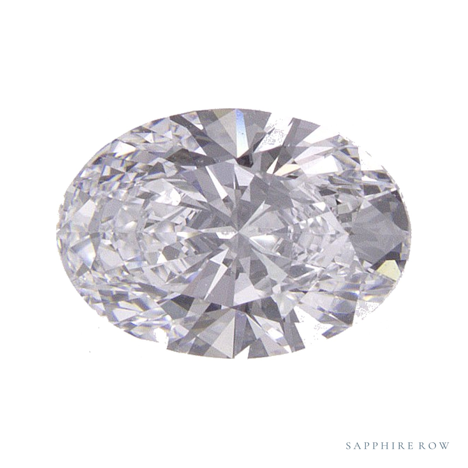 0.84 ct lab-grown diamond, oval cut | Sapphire Row · cut4
